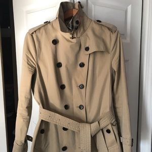 The Sandringham – Mid-length Trench Coat in honey